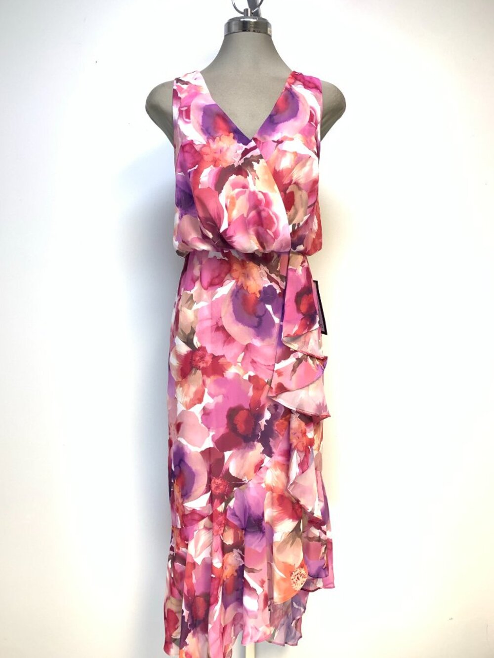 Awesome New Women's Dress By X XSCAPE Chiffon Floral Size 8